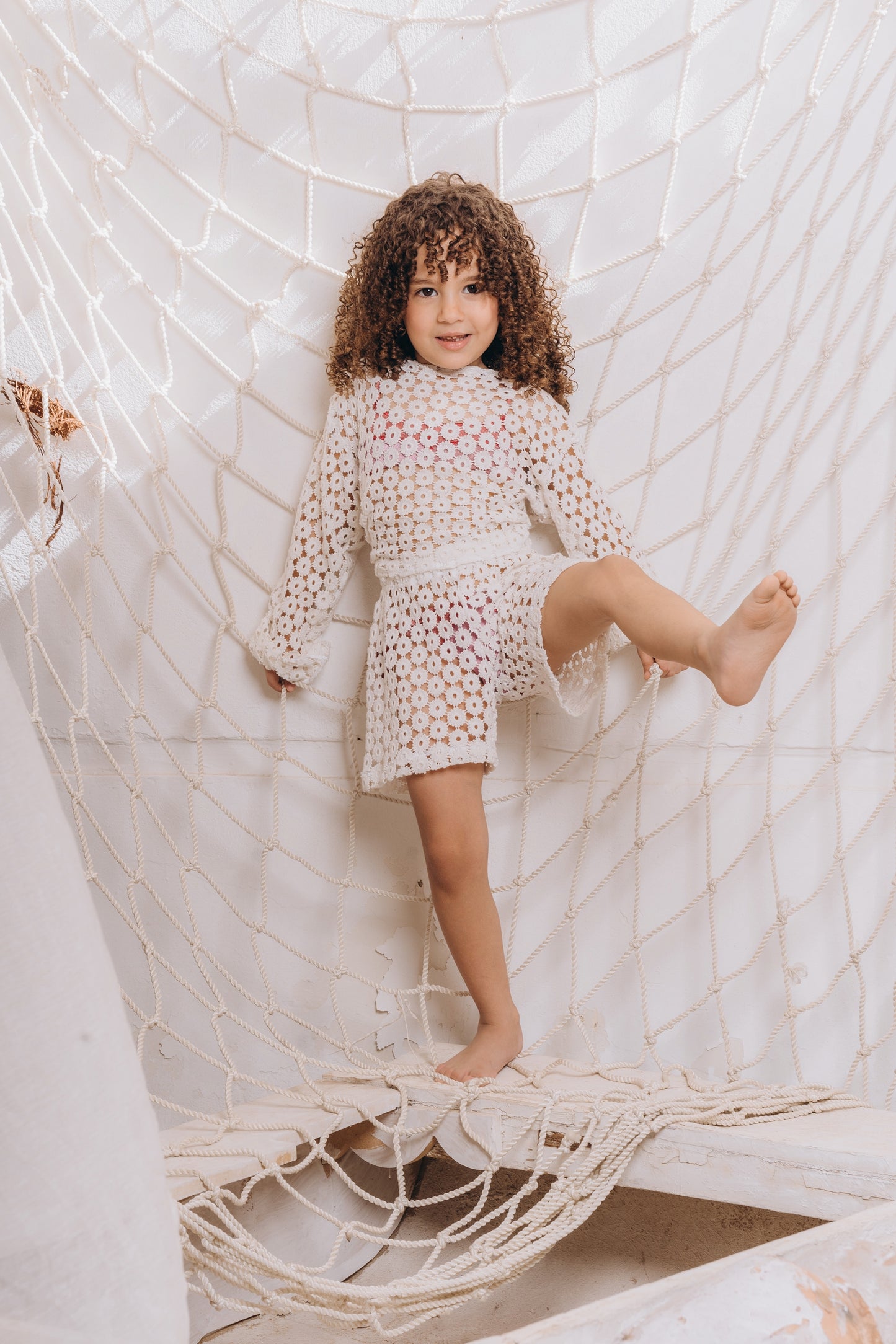Daisy Crochet short