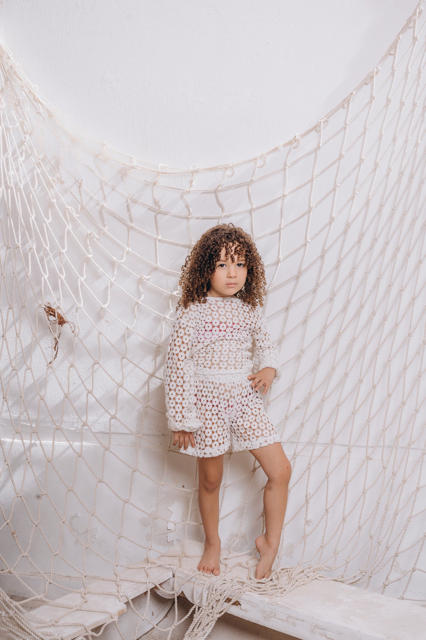 Daisy Crochet short